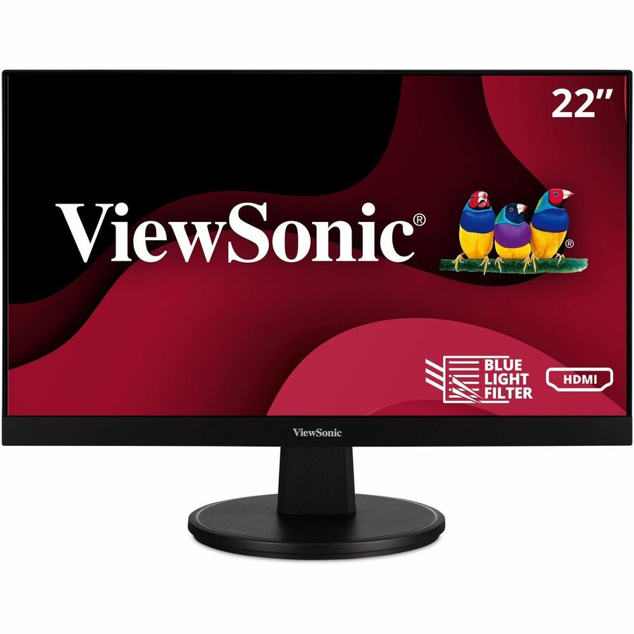 ViewSonic VA2256-MHD 22 Inch IPS 1080p Monitor with FreeSync, HDMI, DisplayPort and VGA Inputs for Home and Office VA2256-MHD