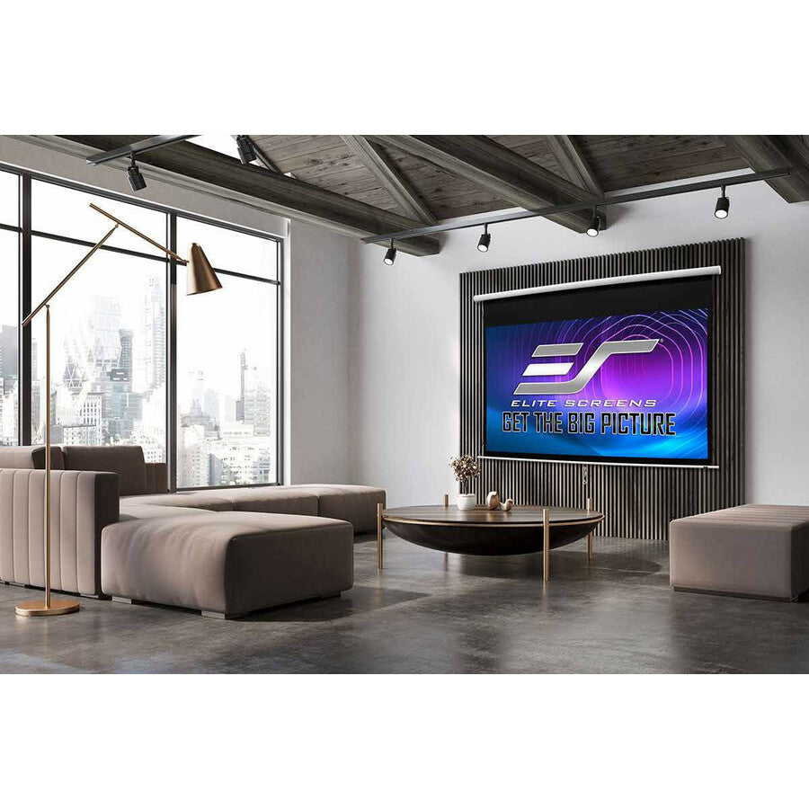 Elite Screens Manual Tab-Tension 2 MT106XWH2 106" Manual Projection Screen MT106XWH2