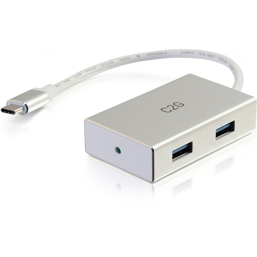 C2G USB C Hub - USB C 3.0 to 4-Port USB Hub 29827