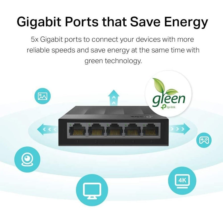 TP-Link LS1005G - Litewave 5 Port Gigabit Ethernet Switch LS1005G