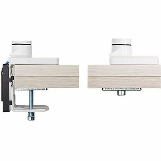 SIIG Dual Monitor Aluminum Heavy Duty Desk Mount with USB and Audio Ports CE-MT3211-S1