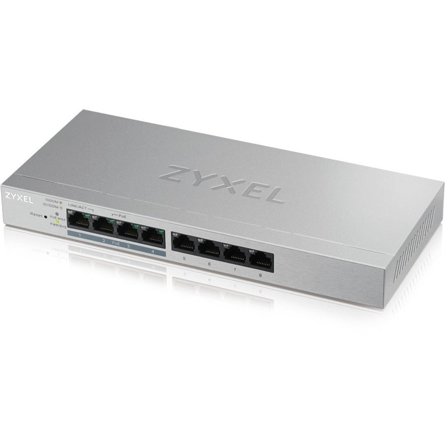 ZYXEL 8-Port GbE Web Managed PoE Switch GS1200-8HPv2