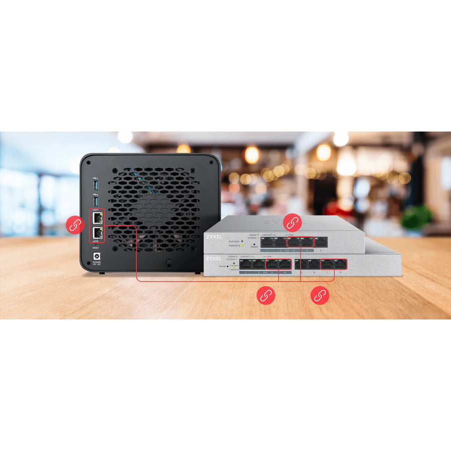 ZYXEL 8-Port GbE Web Managed PoE Switch GS1200-8HPv2