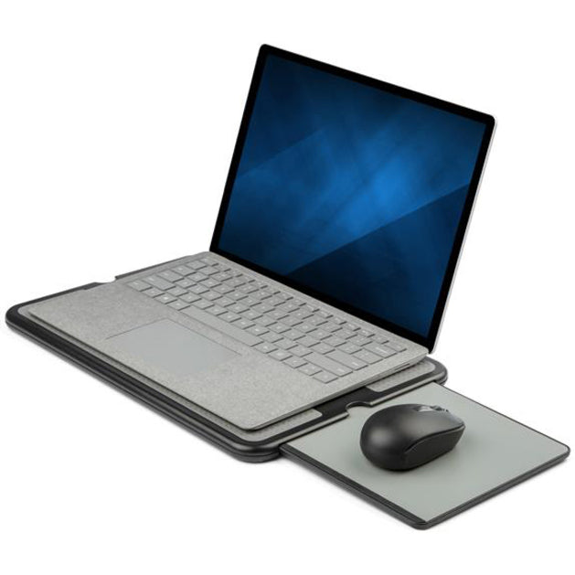 StarTech.com Lap Desk - For 13" / 15" Laptops - Portable Notebook Lap Pad - Retractable Mouse Pad - Anti-Slip Heat-Guard Surface (NTBKPAD) NTBKPAD
