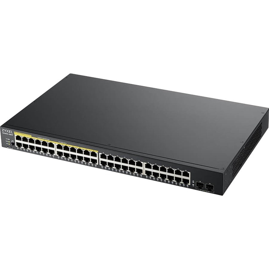 ZYXEL 48-port GbE Smart Managed PoE Switch with GbE Uplink GS1900-48HPV2