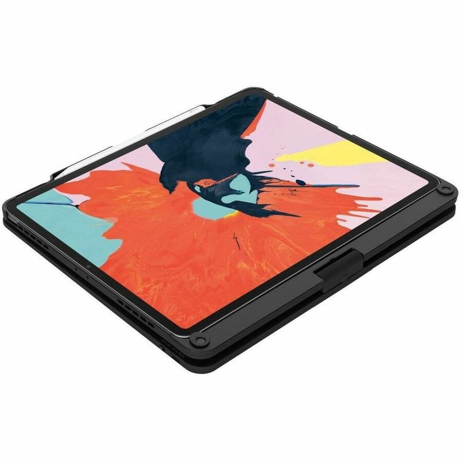 Targus VersaType THZ902US Keyboard/Cover Case for 12.9" Apple iPad Pro (5th Generation), iPad Pro (4th Generation), iPad Pro (3rd Generation), iPad Pro (6th Generation) Tablet - Black THZ902US