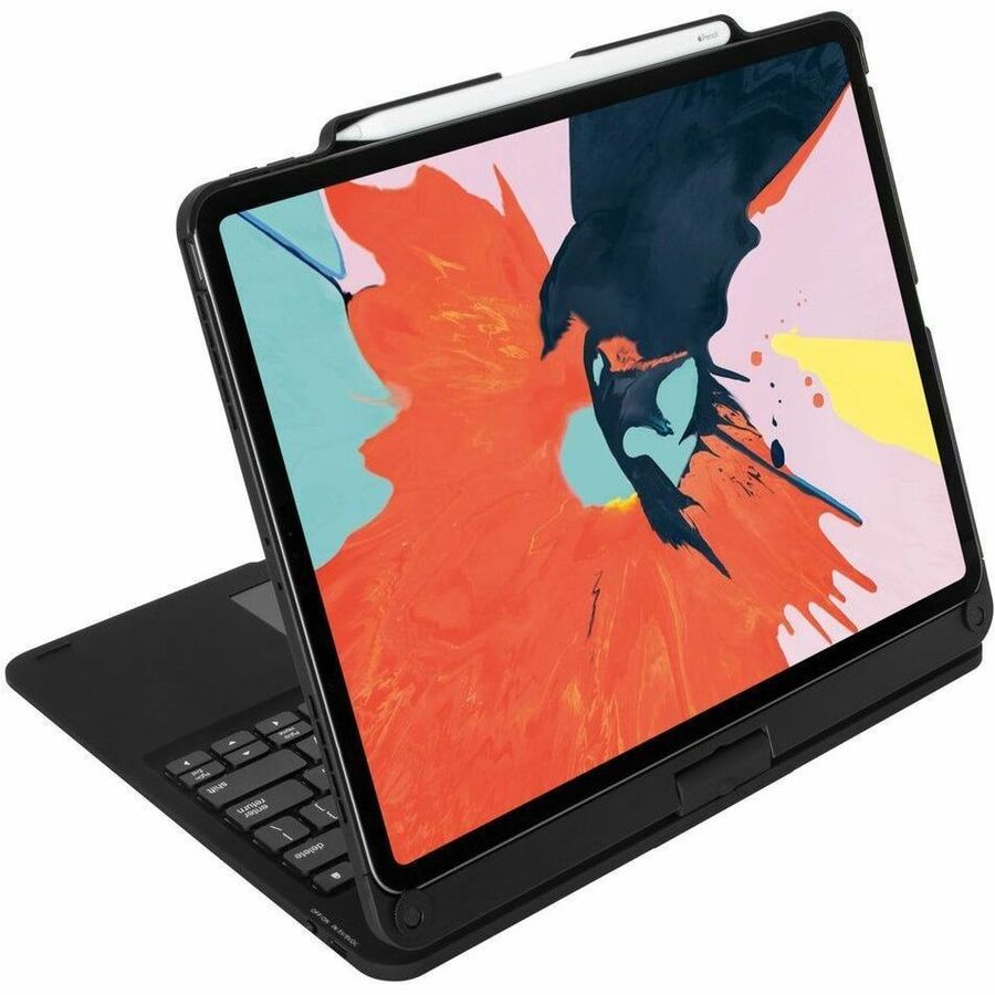 Targus VersaType THZ902US Keyboard/Cover Case for 12.9" Apple iPad Pro (5th Generation), iPad Pro (4th Generation), iPad Pro (3rd Generation), iPad Pro (6th Generation) Tablet - Black THZ902US