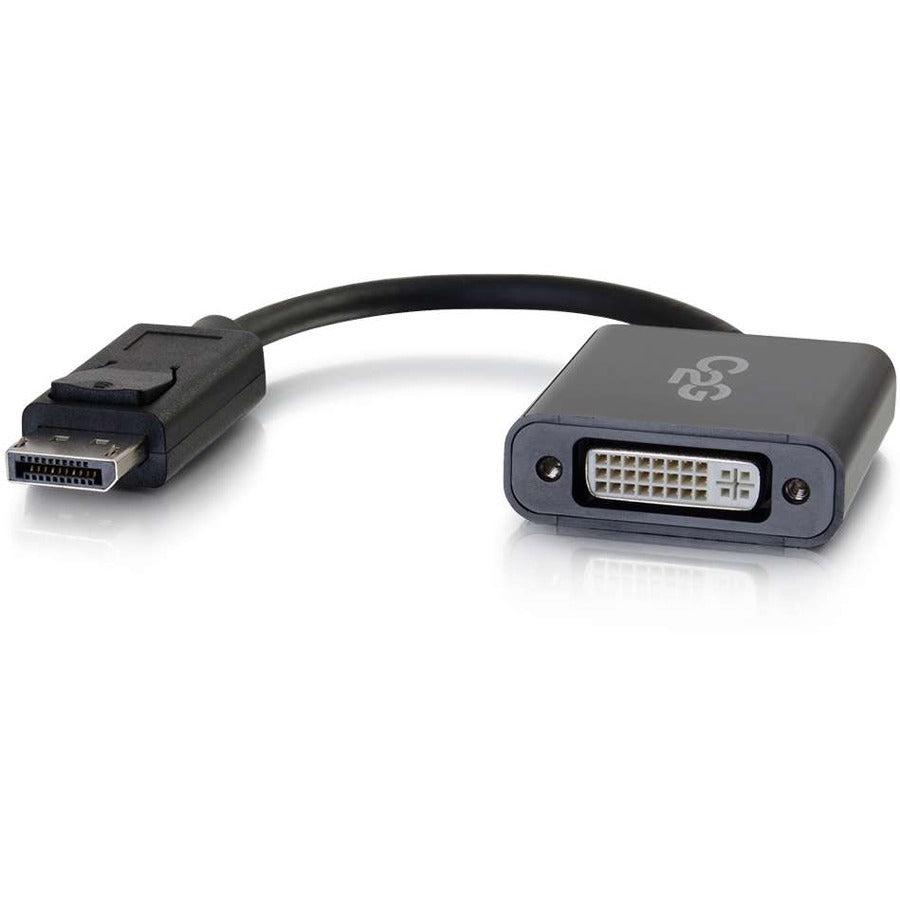 C2G DisplayPort to DVI Adapter -DisplayPort to DVI-D Active Converter - Black 54317