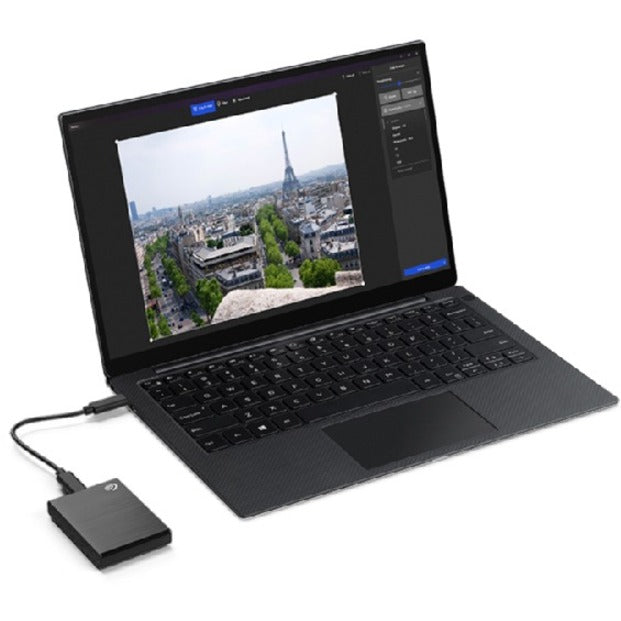 Seagate One Touch STKG1000400 1000 GB Solid State Drive - 2.5" External - SATA - Black STKG1000400