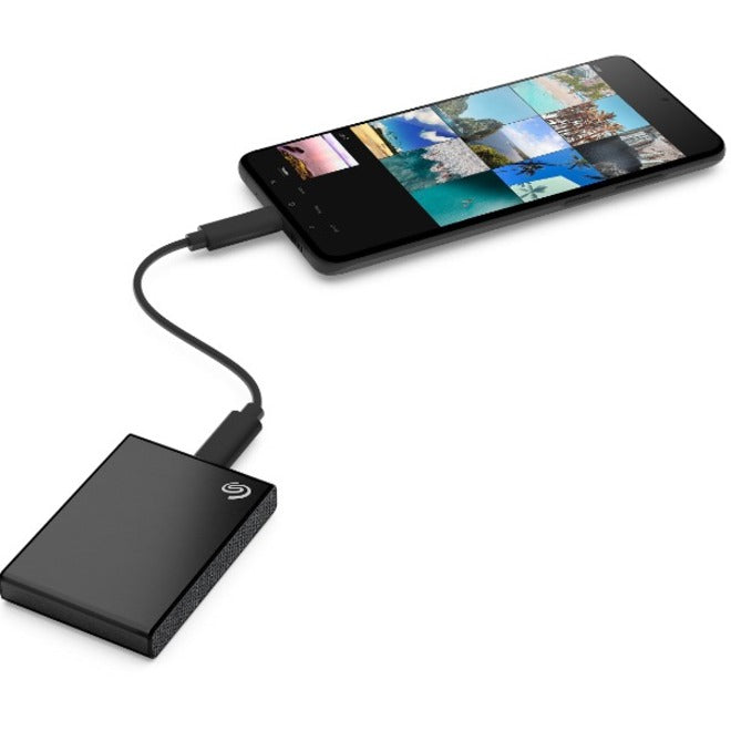 Seagate One Touch STKG1000400 1000 GB Solid State Drive - 2.5" External - SATA - Black STKG1000400
