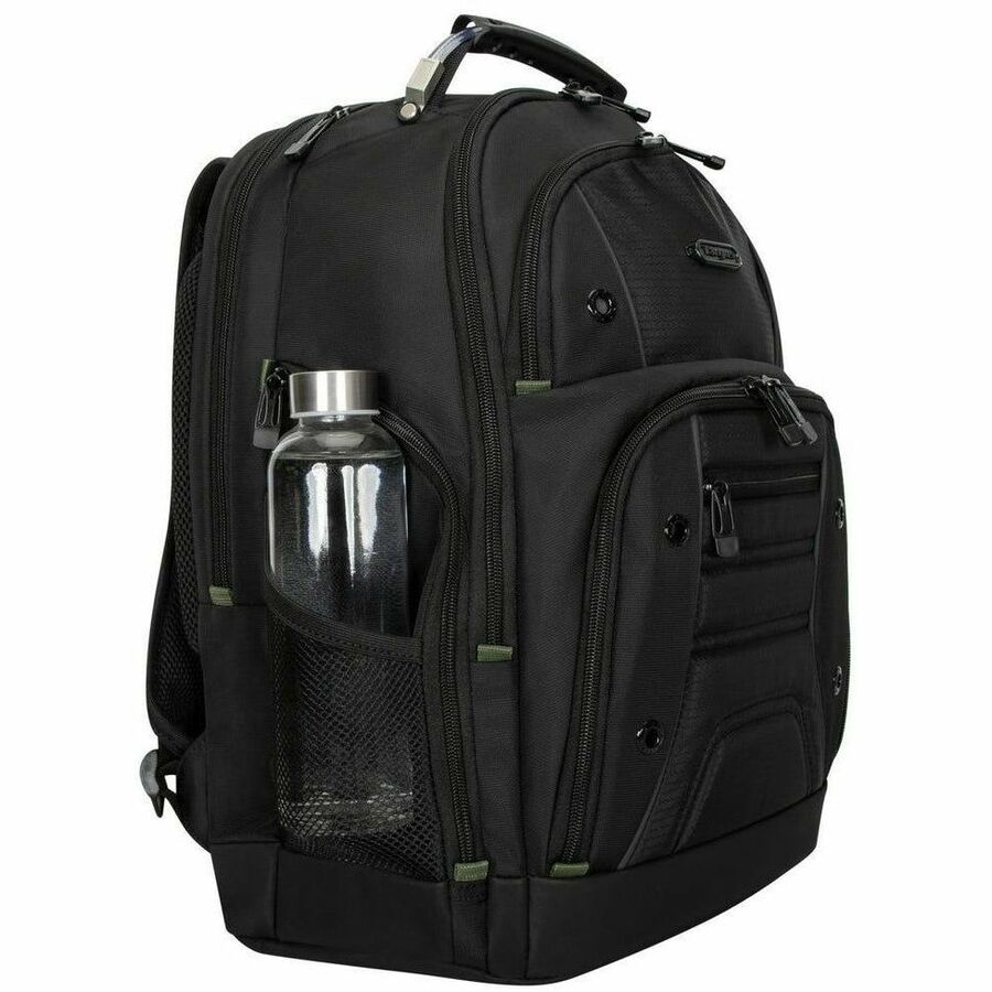 Targus Drifter TBB63805GL Carrying Case Rugged (Backpack) for 15" to 16" Notebook - Black - TAA Compliant TBB63805GL