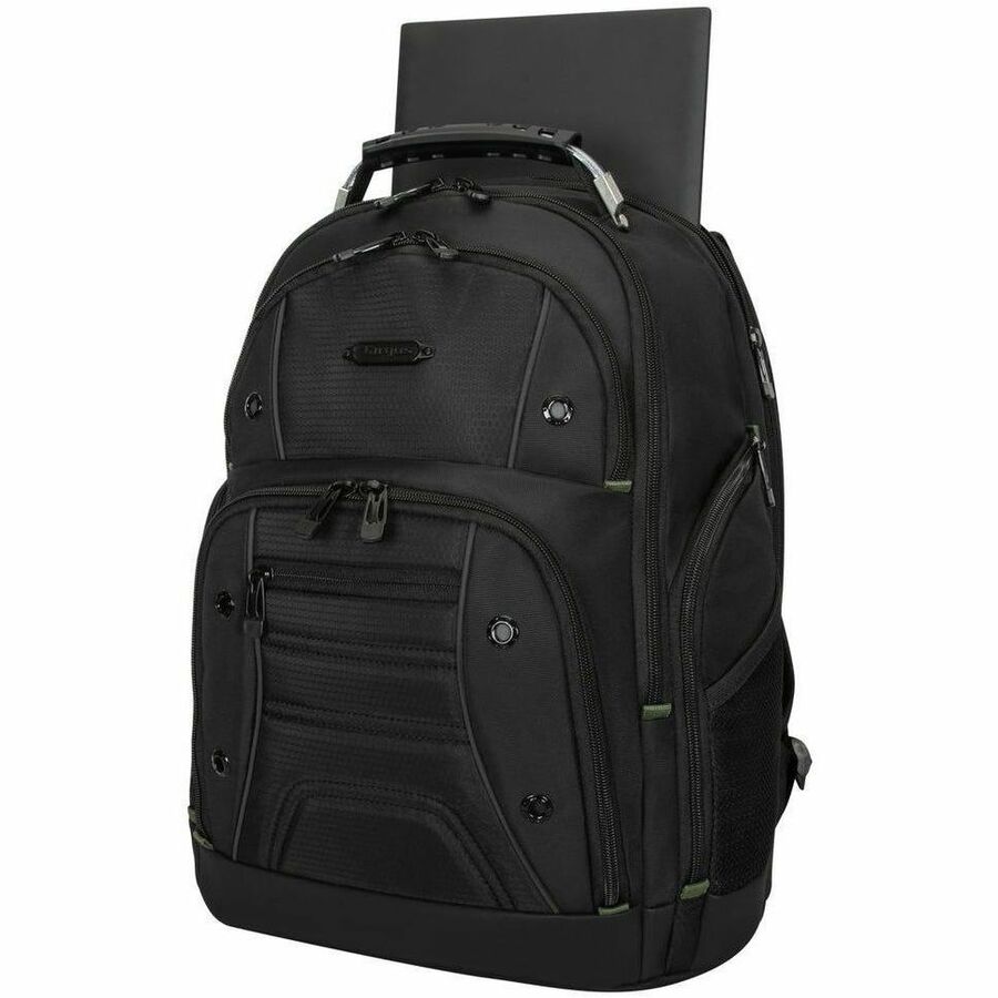 Targus Drifter TBB63805GL Carrying Case Rugged (Backpack) for 15" to 16" Notebook - Black - TAA Compliant TBB63805GL