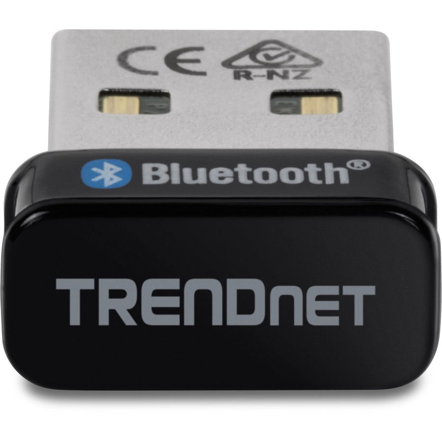 TRENDnet Micro Bluetooth 5.0 USB Adapter, Supports Basic Rate(BR), Bluetooth Low Energy(BLE), Enhanced Data Rate(EDR), 100m (328ft.) Range, Supports Windows OS, Black, TBW-110UB TBW-110UB