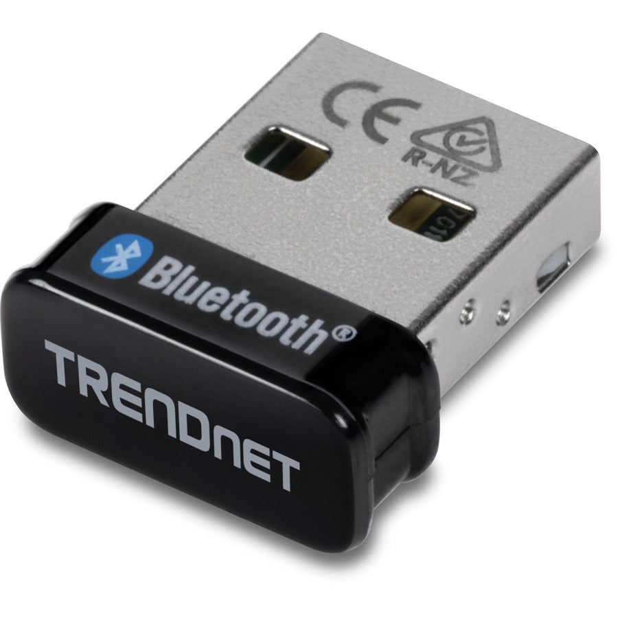 TRENDnet Micro Bluetooth 5.0 USB Adapter, Supports Basic Rate(BR), Bluetooth Low Energy(BLE), Enhanced Data Rate(EDR), 100m (328ft.) Range, Supports Windows OS, Black, TBW-110UB TBW-110UB