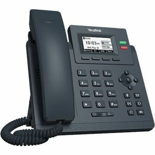 Yealink SIP-T31G IP Phone - Corded - Corded - Wall Mountable - Classic Gray 1301044