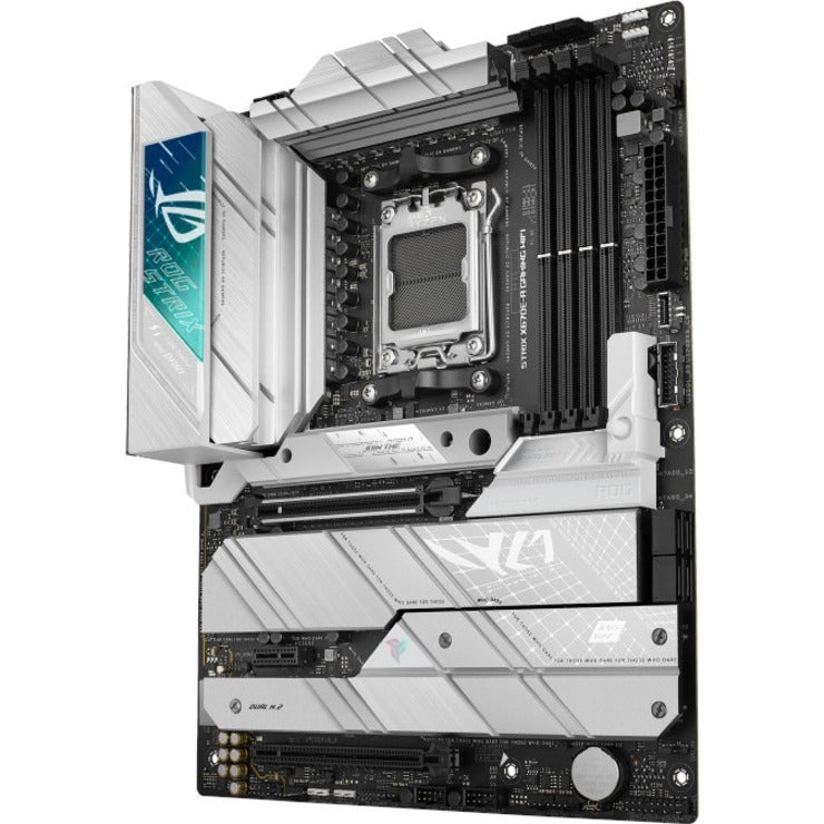 Asus ROG Strix X670E-A GAMING WIFI Gaming Desktop Motherboard - AMD X670 Chipset - Socket AM5 - ATX ROGSTRIXX670E-AGAMINGWIFI