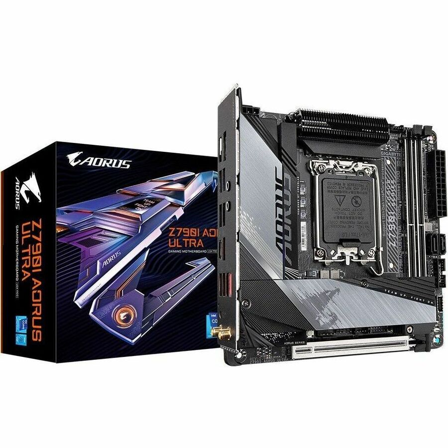 Gigabyte Ultra Durable Z790I AORUS ULTRA Gaming Desktop Motherboard - Intel Z790 Chipset - Socket LGA-1700 - Mini ITX Z790I AORUS ULTRA