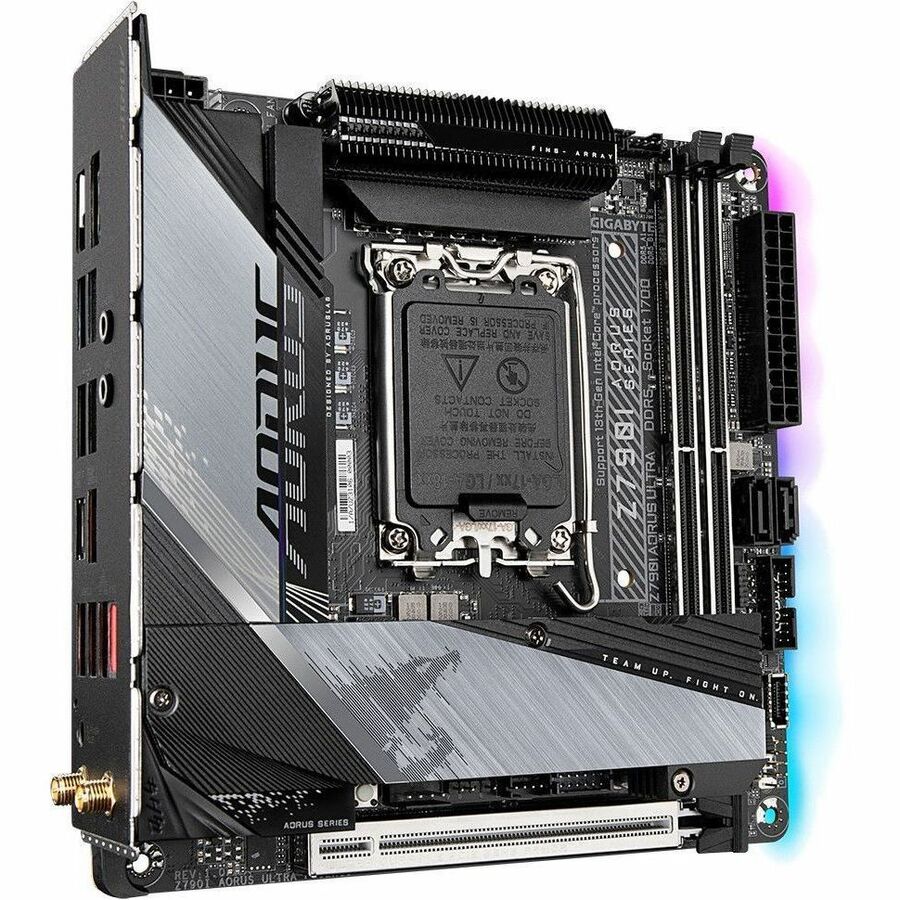 Gigabyte Ultra Durable Z790I AORUS ULTRA Gaming Desktop Motherboard - Intel Z790 Chipset - Socket LGA-1700 - Mini ITX Z790I AORUS ULTRA