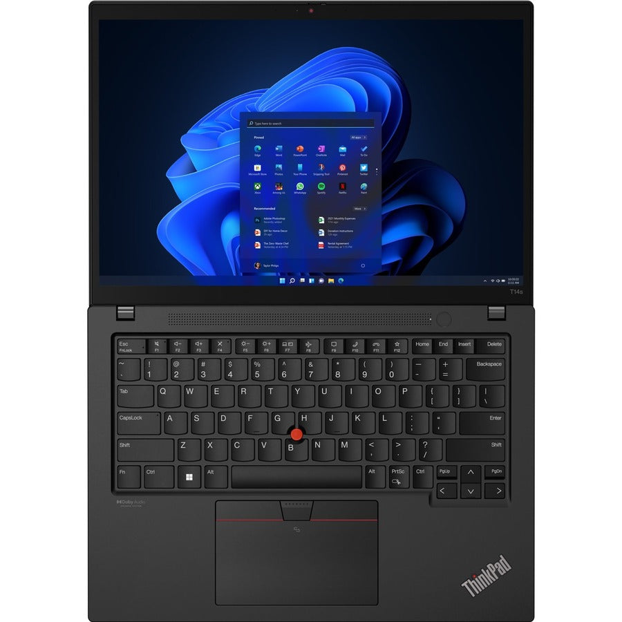 Lenovo ThinkPad T14s Gen 3 21CQ004TUS 14" Notebook - WUXGA - AMD Ryzen 7 PRO 6850U - 16 GB - 512 GB SSD - English Keyboard - Thunder Black 21CQ004TUS