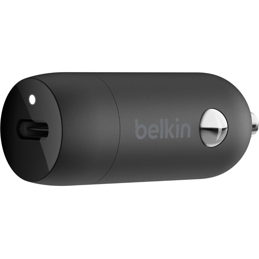 Belkin Boost↑Charge™ 30W Fast Car Charger, Compact Design w/USB-C Power Delivery Port, Universal Compatibility for iPhone 14, Galaxy S23, Note Series, and More - Black CCA004btBK