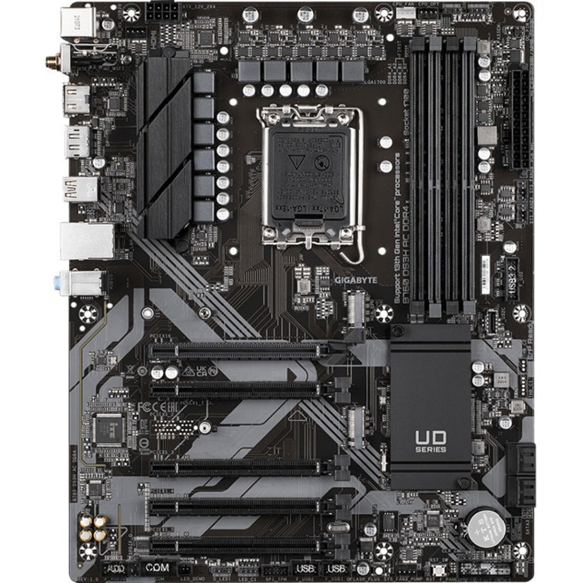 Gigabyte Ultra Durable B760 DS3H AC DDR4 Desktop Motherboard - Intel B760 Chipset - Socket LGA-1700 - ATX B760 DS3H AC DDR4
