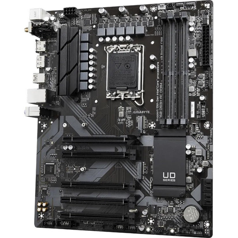 Gigabyte Ultra Durable B760 DS3H AC DDR4 Desktop Motherboard - Intel B760 Chipset - Socket LGA-1700 - ATX B760 DS3H AC DDR4