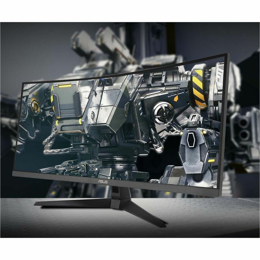 TUF VG34VQ3B 34" Class UW-QHD Curved Screen Gaming LED Monitor - 21:9 - Black VG34VQ3B