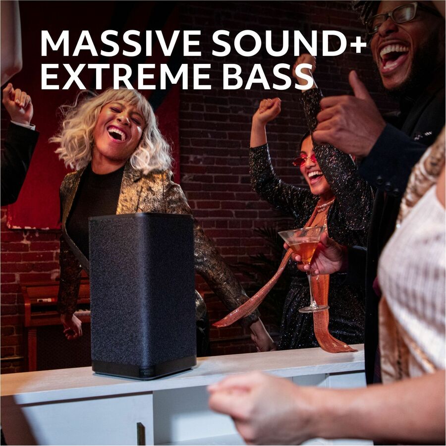 ULTIMATE EARS HYPERBOOM , Portable Wireless Bluetooth Speaker, Loud Speaker, Big Bass, Water resistant IPX4, 150 ft range-Black 984-001954