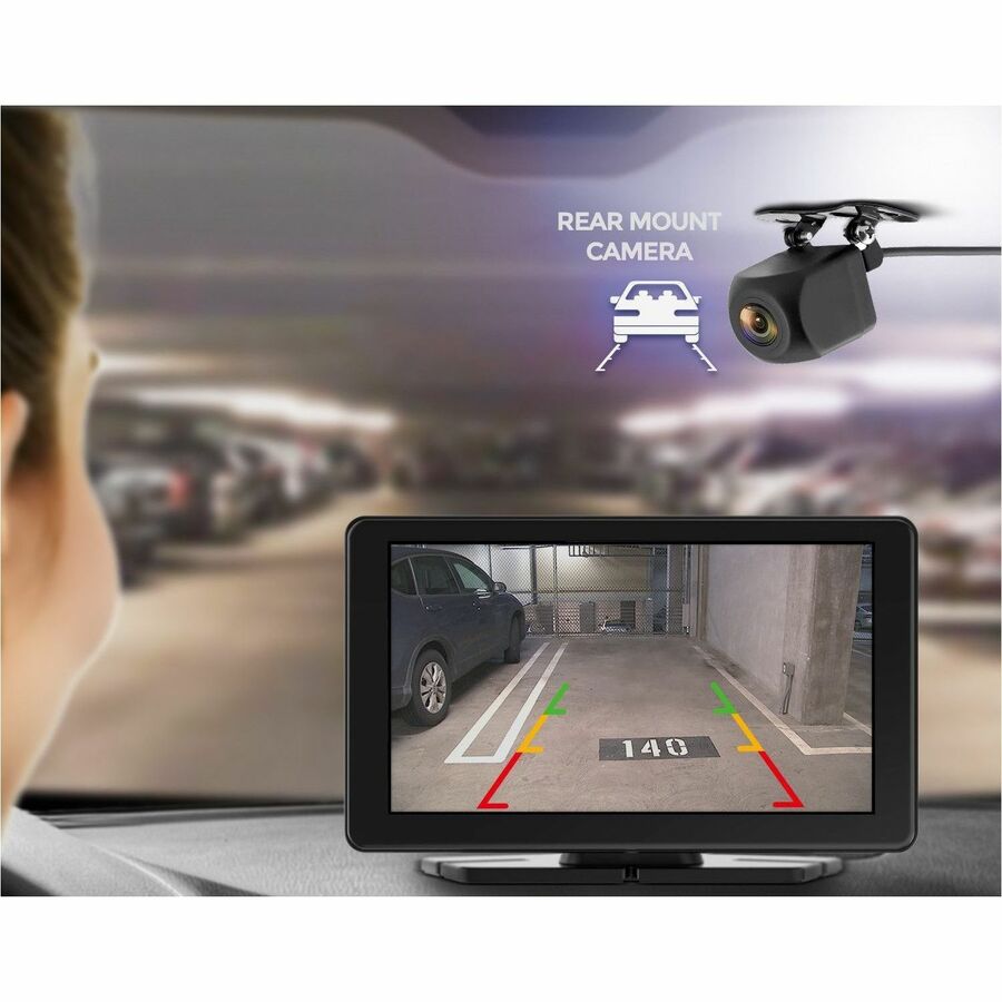 GekoGear Orbit C110 7" Infotainment Display with Dash Cam and Backup Cam ORBIT C110