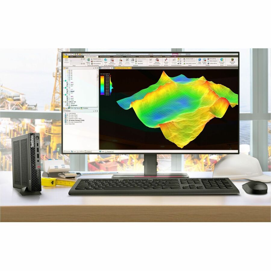 Lenovo ThinkStation P3 30H0003XUS Workstation - 1 x Intel Core i9 13th Gen i9-13900 - vPro Technology - 16 GB - 512 GB SSD - Tiny - Black 30H0003XUS