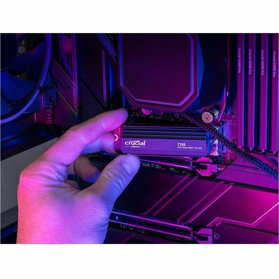 Crucial T705 1 TB Solid State Drive - M.2 2280 Internal - PCI Express NVMe (PCI Express NVMe 5.0 x4) CT1000T705SSD5