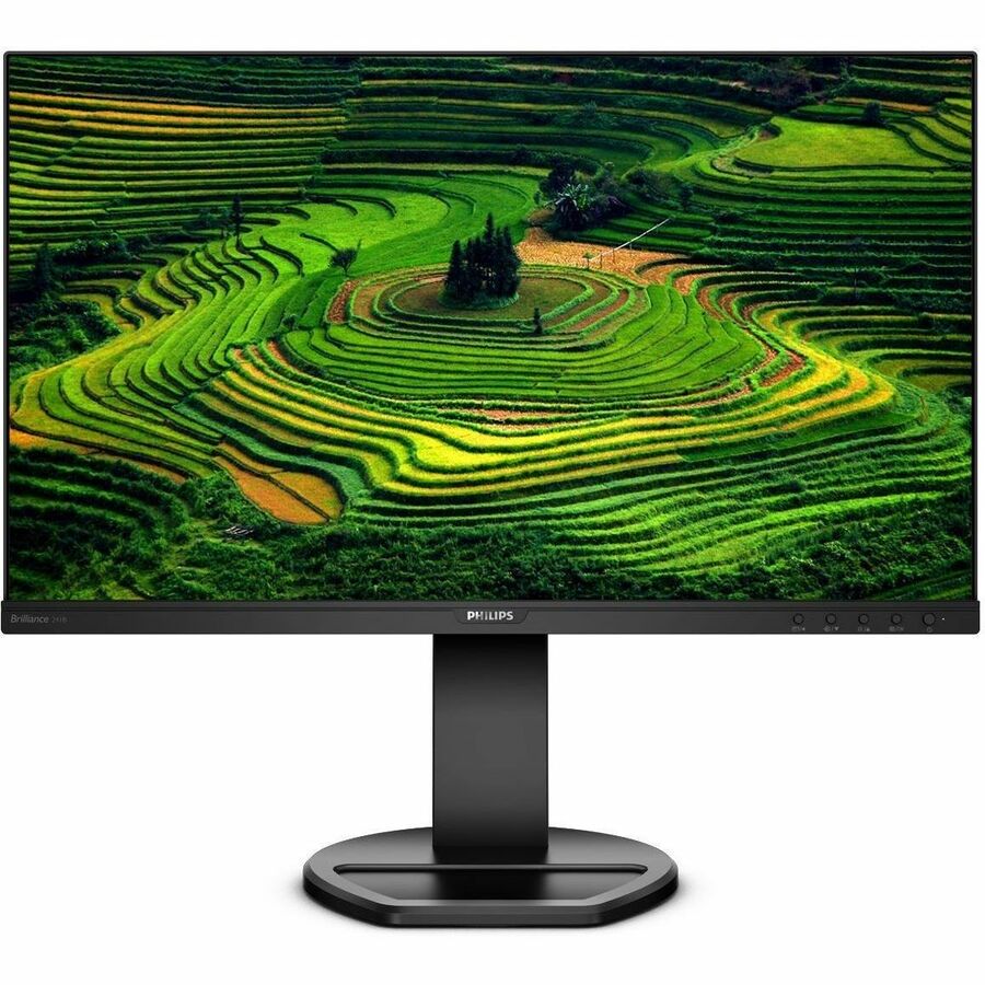 PHILIPS 241B8QJEB/17 - 24 inch Monitor, LED, FHD, DP, HDMI, USB-Hub, 4 Year Manufacturer Warranty, TAA Compliant - 24" 241B8QJEB/17