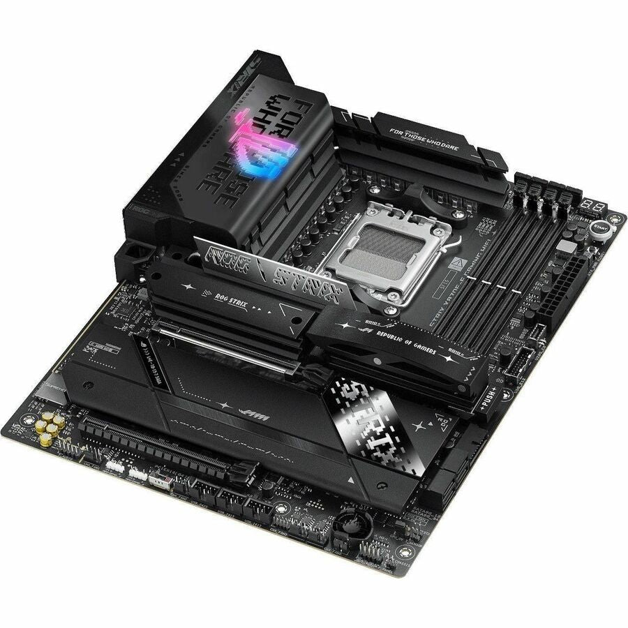 Asus ROG Strix X870E-E GAMING WIFI Gaming Desktop Motherboard - AMD X870E Chipset - Socket AM5 - ATX ROGSTRIXX870EEGAMINGWIFI
