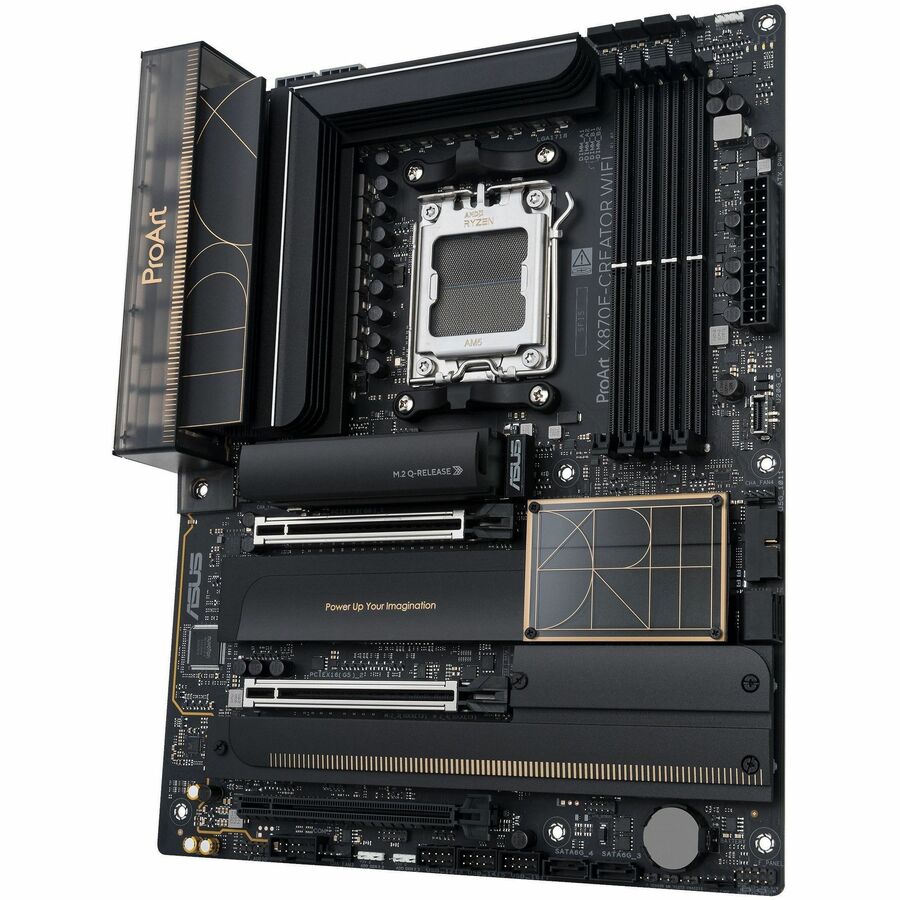 Asus ProArt X870E-CREATOR WIFI Gaming Desktop Motherboard - AMD X870E Chipset - Socket AM5 - ATX ProArtX870E-CREATORWIFI