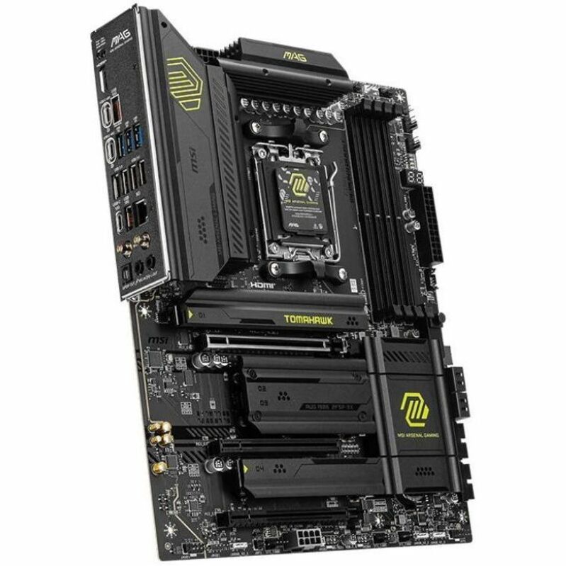 MSI MAG X870 TOMAHAWK WIFI Gaming Desktop Motherboard - AMD X870 Chipset - Socket AM5 - ATX X870TMAHAWKWIFI