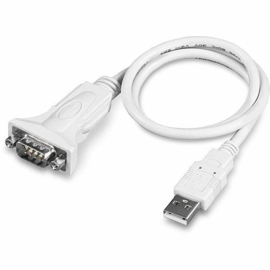 TRENDnet USB to Serial 9-Pin Converter Cable, Connect a RS-232 Serial Device to a USB 2.0 Port, Supports Windows & Mac, USB 1.1, USB 2.0, USB 3.0, 21 Inch Cable Length, Plug & Play, White, TU-S9 TU-S9