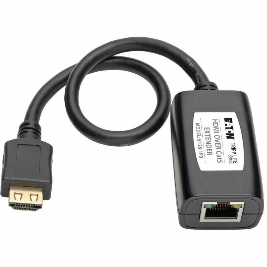 Eaton Tripp Lite Series HDMI over Cat5/6 Passive Extender, Box-Style Remote Receiver for Video/Audio, Up to 100 ft. (30 m), TAA B126-1P0