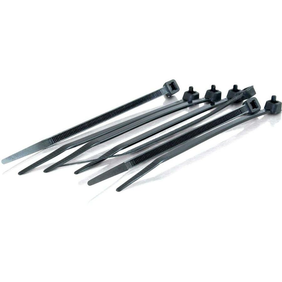 C2G 11.5in Cable Ties - Black - 100pk 43039