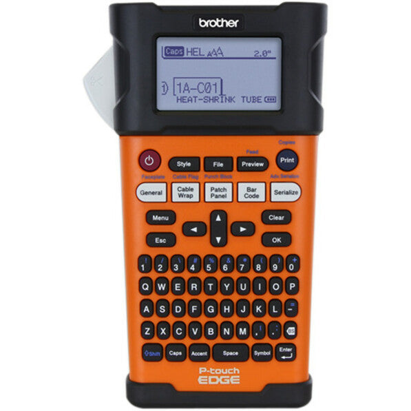 Brother Industrial Handheld Labeling Tool With Rechargeable Li-ion Battery PTE300