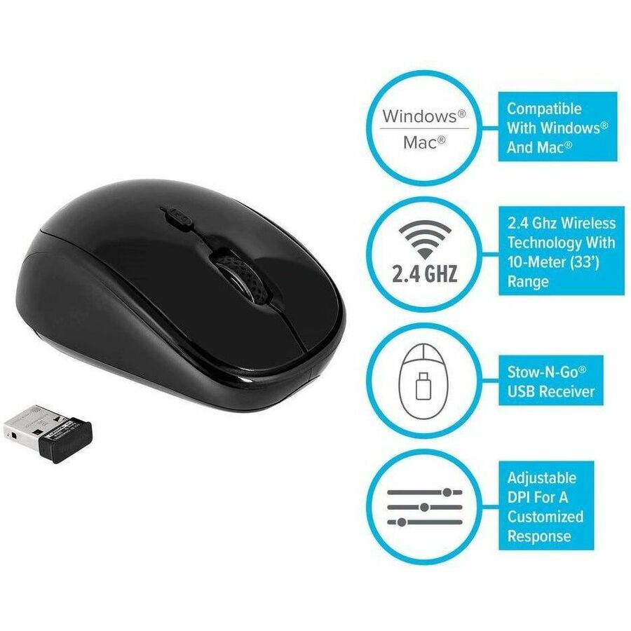 Targus Wireless Optical Mouse AMW50US