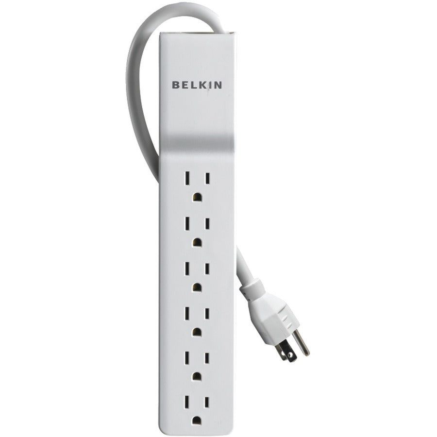 Belkin 6 Outlet Power Strip Surge Protector with 6ft Power Cord - 720 Joules - White BE10600006-CM