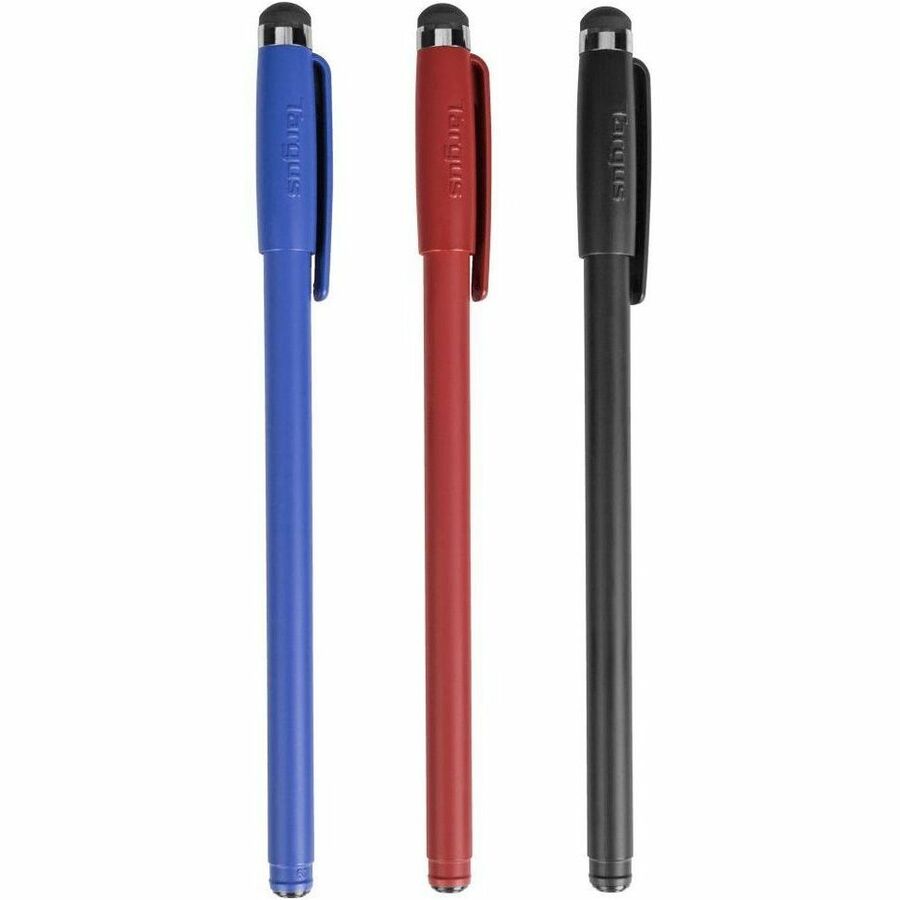 Targus Antimicrobial Stylus & Pen (3 Pack) AMM0601TBUS