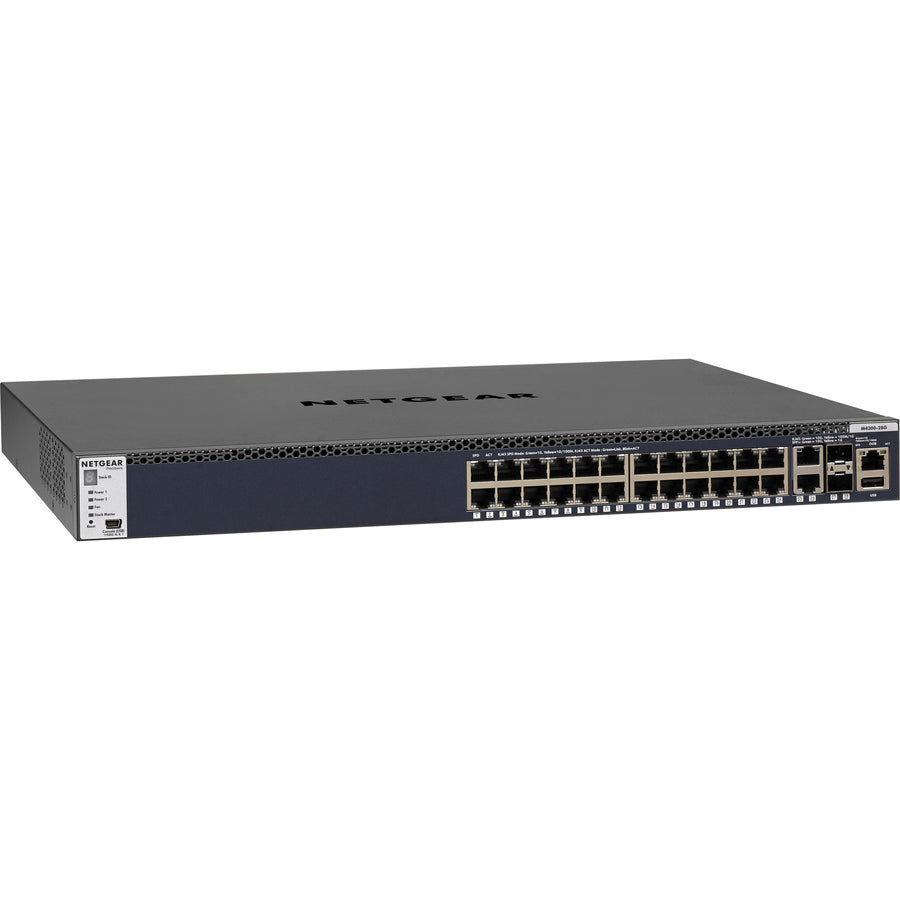 Netgear M4300 24x1G Stackable Managed Switch with 2x10GBASE-T and 2xSFP+ GSM4328S-100NES
