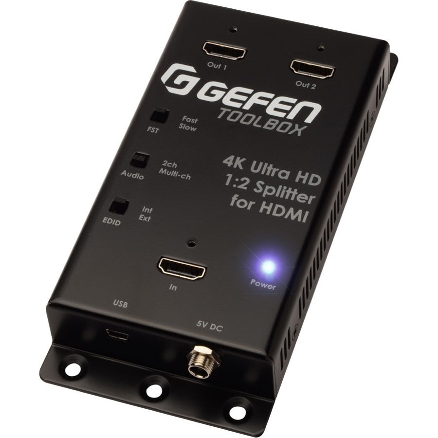 Gefen 4K Ultra HD 1:2 Splitter for HDMI (GTB-HD4K2K-142C-BLK) GTB-HD4K2K-142C-BLK