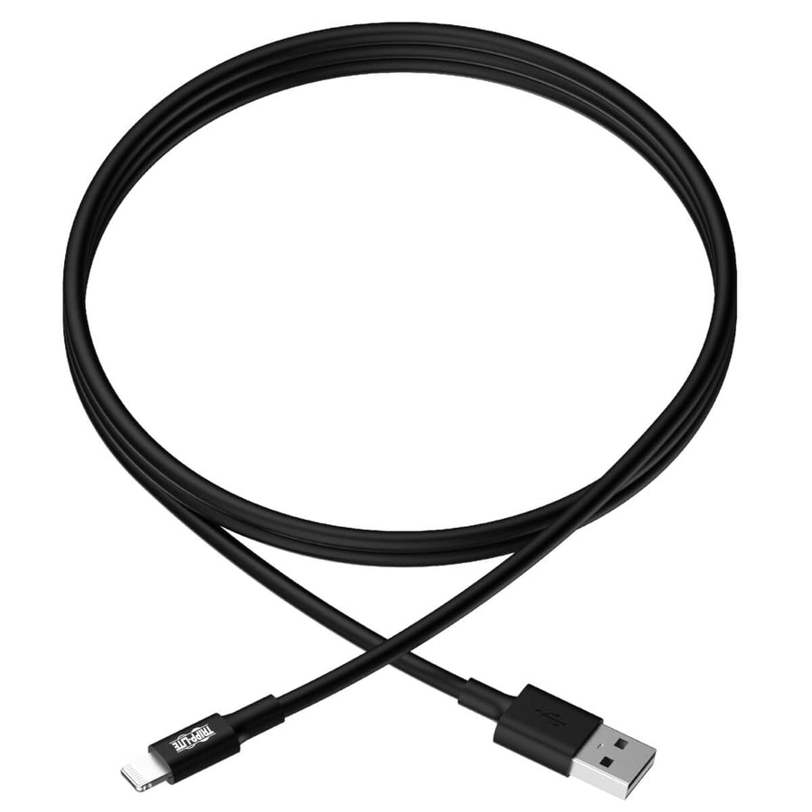 Eaton Tripp Lite Series USB-A to Lightning Sync/Charge Cable, MFi Certified - Black, M/M, 10 in. (0.25 m) M100-10N-BK