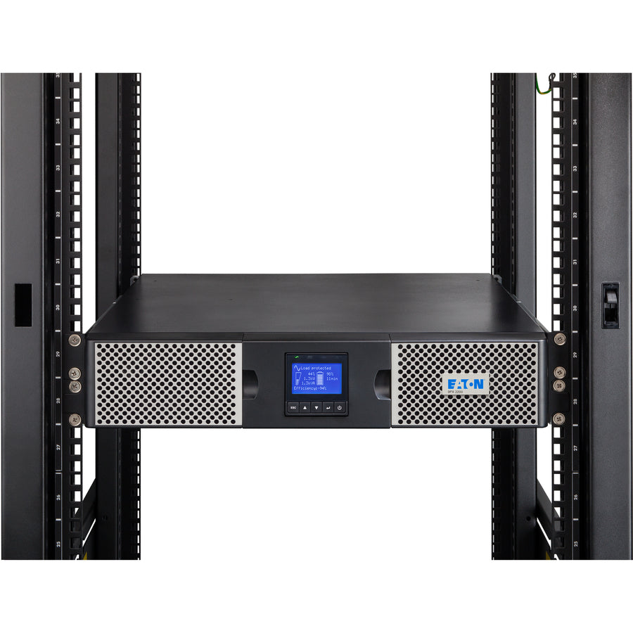 Eaton 9PX 3000VA 2700W 120V Online Double-Conversion UPS - L5-30P, 6x 5-20R, 1 L5-30R Outlets, Cybersecure Network Card Option, Extended Run, 2U Rack/Tower - Battery Backup 9PX3000RT