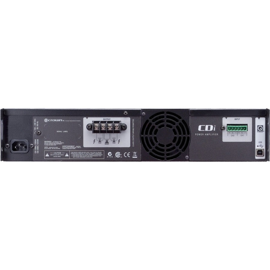 Crown 1000 Amplifier - 1000 W RMS - 2 Channel NCDI1000