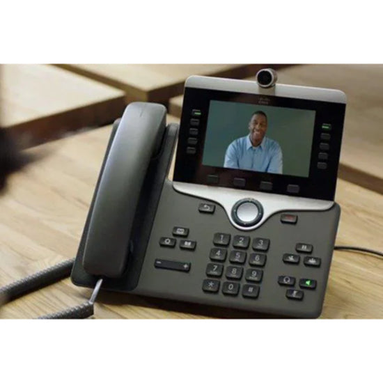 Cisco 8845 IP Phone - Corded/Cordless - Corded - Bluetooth - Wall Mountable, Tabletop - Charcoal - TAA Compliant CP-8845-3PW-NA-K9=