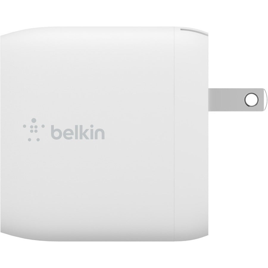 Belkin BoostCharge Dual USB-A Wall Charger 24W (Lightning to USB-A Cable included) - Power Adapter WCD001DQ1MWH