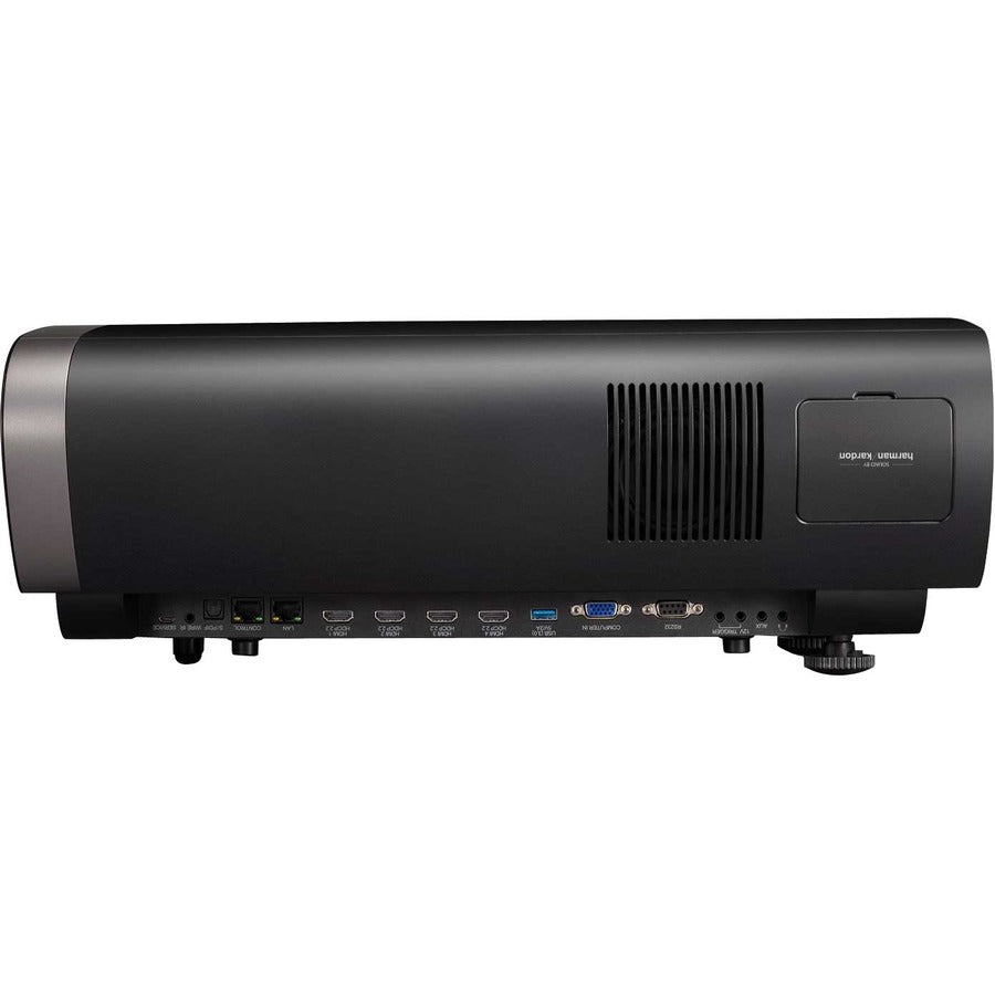 ViewSonic X100-4K True 4K UHD Projector with 1200 ANSI Lumens, Harman Kardon Speakers, HDMI, USB, 125% Rec 709, and Frame Interpolation Technology for Home Theater X100-4K